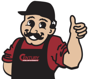 Century Home Improvements mascot.