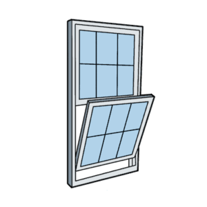 Replacement single hung windows